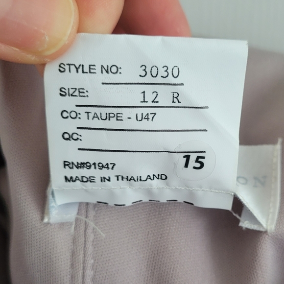 Taupe Evening Gown - Picture 3 of 3